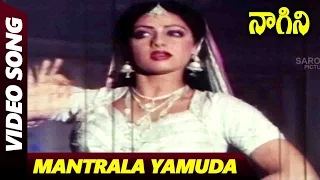 Mantrala Yamuda Video Song || Naagini Telugu Movie || Rishi Kapoor, Sridevi