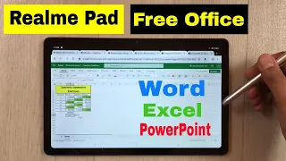 How to Get Free Microsoft Office in Realme Pad - (Word, Excel, PowerPoint)