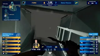 S1mple Double Knife || Navi vs Furia || ESL CS:GO