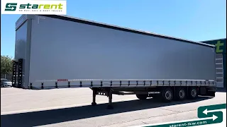 verkauft - Kögel Megatrailer Hubdach Liftachse DC 9.5 Zertifikat, TR23176, www.starent-lkw.com