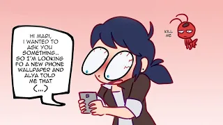 Adrien's Phone Wallpaper Miraculous Ladybug Comic Dub