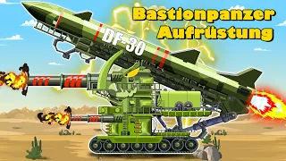 Bastion-Panzer auf Höchstleistung nachgerüstet | Cartoon über Panzer | Hihe Tank