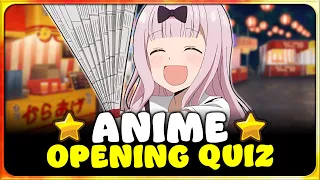 ✨ ANIME OPENING QUIZ: VERY EASY ➜ OTAKU GOD 【100 Openings!】