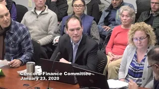 Concord Finance Committee - January 23, 2020