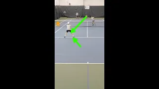 Aim for THIS SPOT at the net