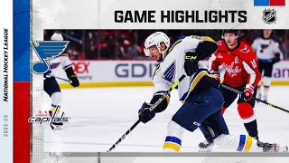 Blues @ Capitals 3/17 | NHL Highlights 2023