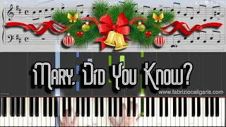 Mary, Did You Know? - Piano Tutorial - Sheet Music in PDF