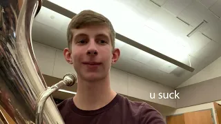 Sleigh Ride from a Euphonium's perspective except I constantly insult my terrible playing