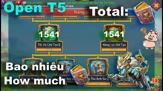 Tổng Di Thư Mở Khóa T5 | Unlock T5 | Lords Mobile 9DS