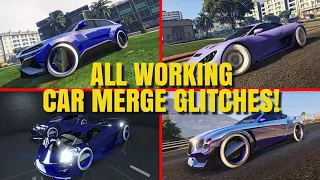 ALL WORKING CAR MERGE GLITCHES | AFTER PATCH 1.58! (GTA 5 ONLINE)