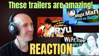 Watching the Smash Bros. Wii U trailers for the very first time! | Smash Bros. Reaction