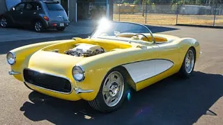 1957 Chevrolet Corvette Supercharged Crate LSA V8 556hp Build Project