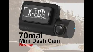 Xiaomi 70Mai Mini Dash cam 1600P Video (New 2019)