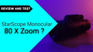 StarScope Monocular 80x100 Review and Test | Is it any Good ?