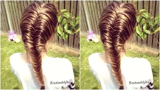 How to :  French Fishtail Braid for Beginners | Braidsandstyles12