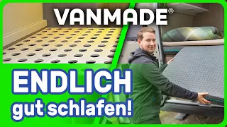 WOHNMOBIL Matratze - BETT optimieren mit VANMADE 🛏 individuelle Matratze für Camper