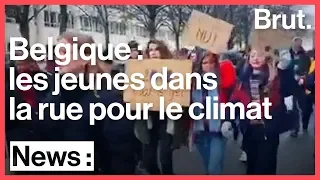 Bruxelles : des milliers de jeunes manifestent pour le climat