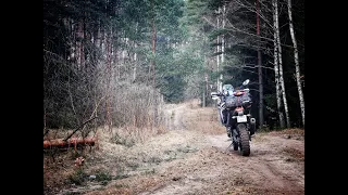 Adventures around church tower (Tenere 700 - Polish TET)