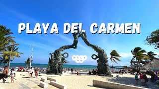 Playa Del Carmen 2023 (4K ultra HDR walking tour)