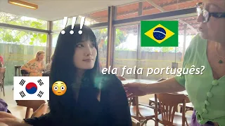 O que acontece quando coreana fala em português