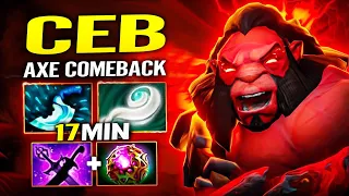 Ceb Axe Offlane - insane Comeback Axe with Eul's Scepter Dota 2 Pro