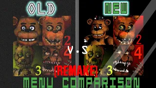 [REMAKE] All Mobile FNaF Menu Comparison!