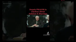 Dennis prager is clueless.  Watch full lecture Stump The Rabbi (158)  https://youtu.be/erzYR1vIGF8