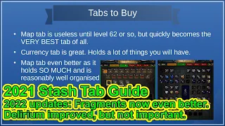 2022 Update In Description: Guide to Stash Tabs & the in-game store - Path of Exile POE