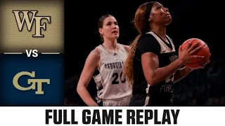 Wake Forest vs. Georgia Tech Full Game Replay | 2022-23 ACC Women’s Basketball