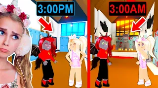 Do NOT Go To The SCHOOL During HALLOWEEN At *3 AM* In Adopt Me! (Roblox)