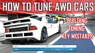 HOW TO TUNE AWD CARS in Forza Horizon 5 & Forza Motorsport | COMPLETE AWD TUTORIAL [Setup Guide]