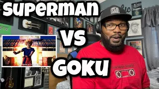 Superman vs Goku - Epic Rap Battles Of History | REACTION