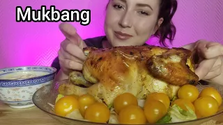 КУРОЧКА СОЧНАЯ СОУС МУКБАНГ АСМР | MUKBANG ASMR  먹방 eatingshow