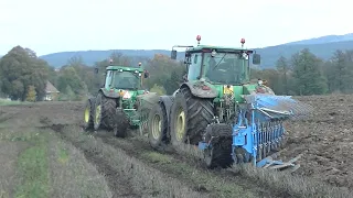 Orba 2022 s John Deere 8520 + Regent Taurus a John Deere 8530 + Agropa