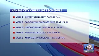 A look at the Kansas City Chiefs’ full 2023 schedule