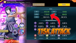 NxB NV: 115K Attack Sasuke (Rinne-sharingan: Shadow) Attack Mission Gameplay.