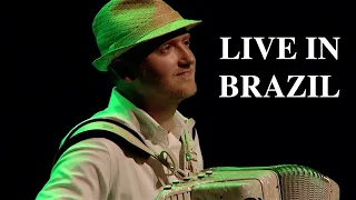 Баянист Эдуард Аханов - КОНЦЕРТ в Belo Horizonte. Acordeonista virtuoso.Live in Brazil