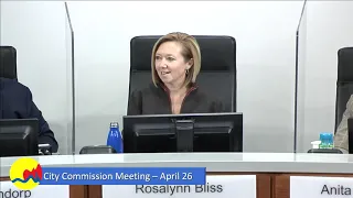 City Commission Meeting - April 26, 2022