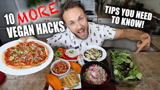 10 MORE Vegan Food Hacks That Will Change Your Life! 🔥🌱💪