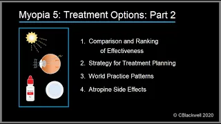Myopia 5. Treatment Methods Part 2: Comparison, and Use.