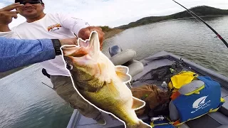 THE BIGGEST BASS OF MY LIFE - 19LBS IN 2 CASTS!!