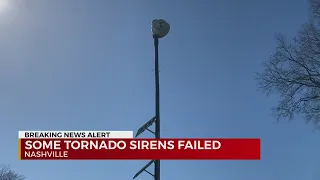 Some tornado sirens failed