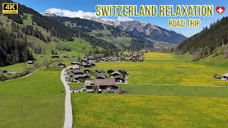 Most beautiful places in Switzerland - Road Trip Relaxation 4K