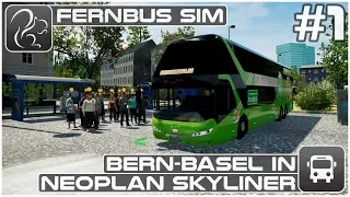 Bern-Basel in Neoplan Skyliner - Part 1 (Fernbus Coach Simulator)