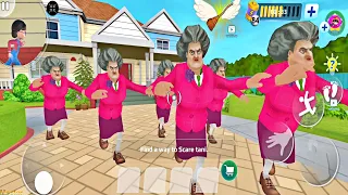 Miss Teacher Army Clones in Nick & Tani : Funny Story Chapter Update Android Game