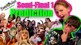 WHO WILL QUALIFY FROM SEMI-FINAL 1?!  WE SHARE OUR PREDICTION! / EUROVISION 2024