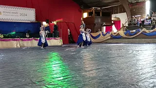 Danse hmong au nouvel an de Nîmes 2024. Le groupe "Minally"