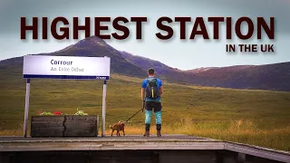 Visiting the HIGHEST train station in the UK & Climbing a Mountain (Corrour Station)