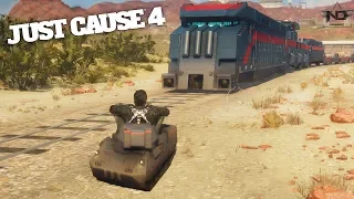 Just Cause 4 #59 - Thử Thách Xe Tăng Đồ Chơi Đấu Với Tàu Lửa