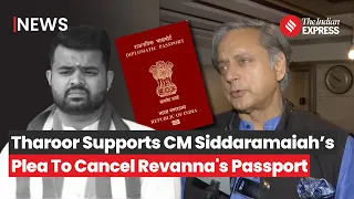 Cancel Prajwal Revanna's Diplomatic Passport: Shashi Tharoor Seconds CM Siddaramaiah's Demands To PM